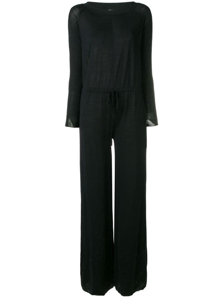 Stella Mccartney Tie-waist Jumpsuit - Black