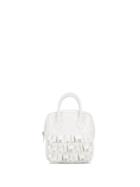 Comme Des Garçons Girl Small Ruffled Tote Bag - White