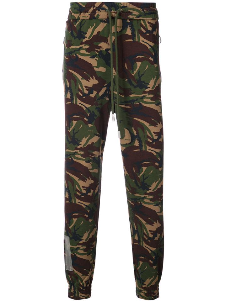 Off-white Camouflage Ripstop Track Pants - Green