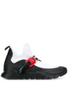 Fendi Buckle Sneakers - White