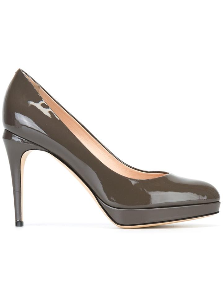 Fendi Stiletto Pumps - Grey