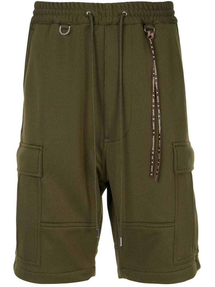 Mastermind Japan Drawstring Cargo Shorts - Green