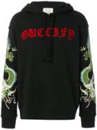 Gucci Guccify Sweatshirt With Dragons - Black