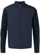 Z Zegna - Contrast Sleeve Jacket - Men - Cotton/polyamide/polyester - Xl, Blue, Cotton/polyamide/polyester