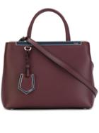 Fendi - Small 2jours Tote - Women - Calf Leather - One Size, Red, Calf Leather