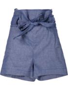 Vivienne Westwood Anglomania Belted High Waist Shorts