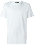 T By Alexander Wang Round Neck T-shirt, Men's, Size: L, White, Cotton
