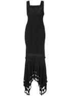 Jonathan Simkhai Lace Crochet Maxi Dress - Black