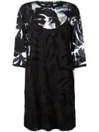 Diesel Sheer Layer Dress, Women's, Size: Large, Black, Viscose/nylon