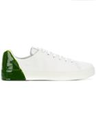 Premiata Painted Low Top Sneakers - White