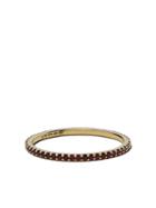 White Bird 18kt Gold Garnet Solange Ring - Gold / Brown