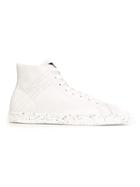 Hogan Rebel Hi-top Sneakers, Men's, Size: 7.5, White, Leather/rubber