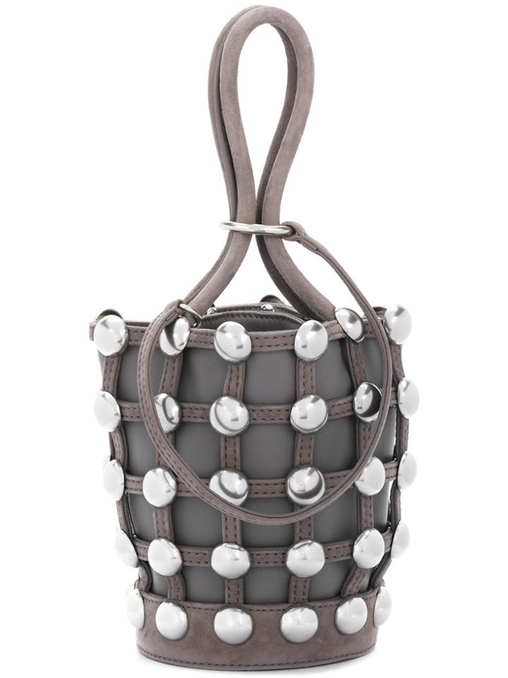 Alexander Wang Studded Bucket Tote - Grey
