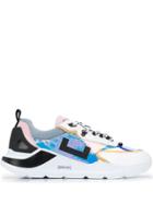 D.a.t.e. Multi-panel Platform Sneakers - Pink