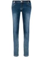 Philipp Plein Skinny Faded Jeans - Blue