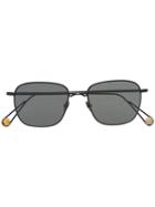 Ahlem 22k Gold Plated Place Blanche Sunglasses - Black