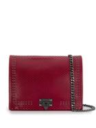 Marc Ellis Snakeskin Effect Shoulder Bag - Red