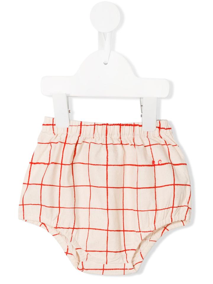 Bobo Choses - Checked Culottes - Kids - Organic Cotton - 12-18 Mth, Nude/neutrals