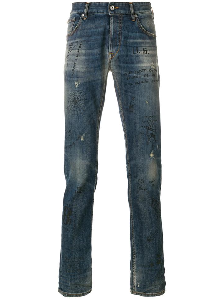 Just Cavalli Printed Style Jaeans - Blue