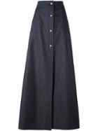 Mcq Alexander Mcqueen Denim Maxi Skirt