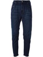 Diesel Fayza Relaxed-boyfriend Jeans, Women's, Size: 26/32, Blue, Cotton/spandex/elastane