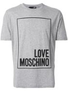 Love Moschino Logo Box T-shirt - Grey