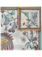 Etro Floral Print Scarf, Women's, Silk/cotton/cashmere