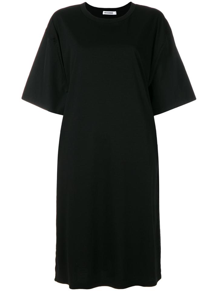Jil Sander Classic Shift Dress - Black