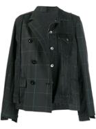 Sacai Glenheck Denim Jacket - Black