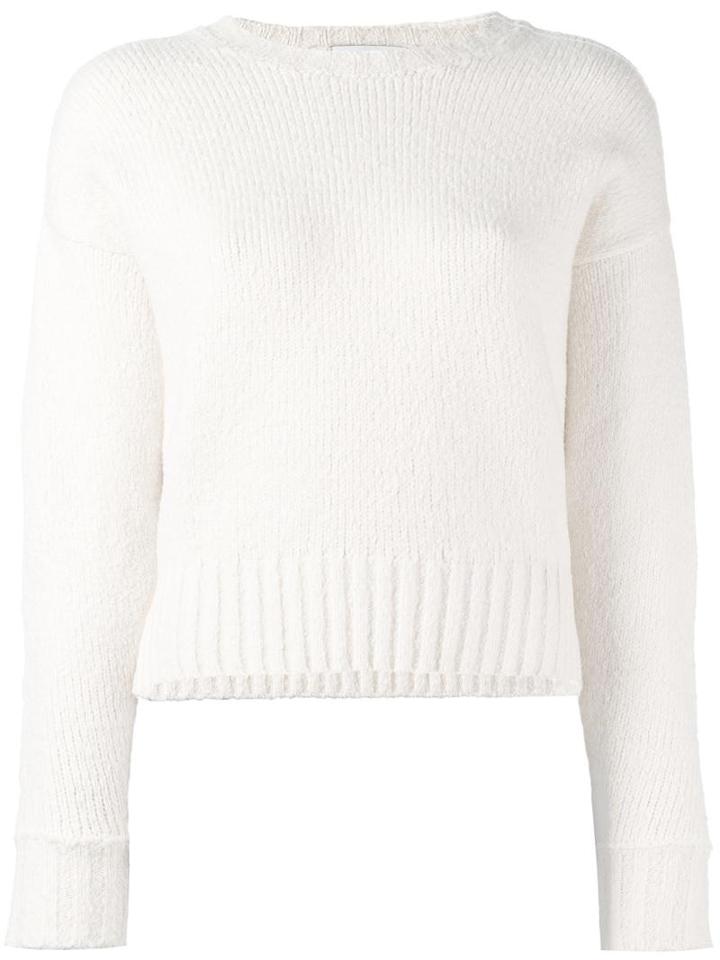Iro 'lish' Jumper, Women's, Size: Large, White, Cotton/elastodiene/polyamide