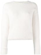 Iro 'lish' Jumper, Women's, Size: Large, White, Cotton/elastodiene/polyamide