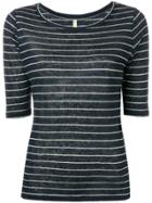 Bellerose Striped T-shirt - Grey