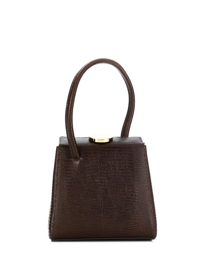 Little Liffner Embossed Tote Bag - Brown