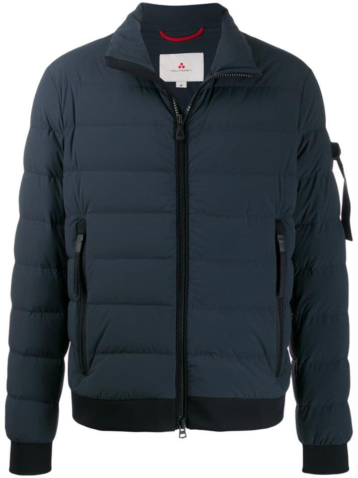 Peuterey Feather Down Bomber Jacket - Blue