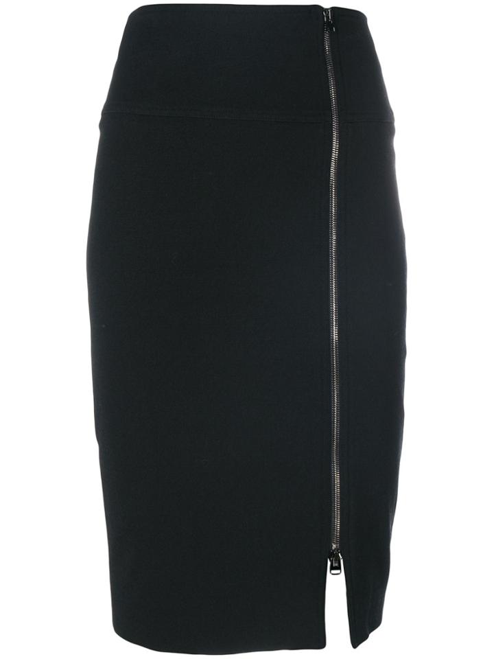 Tom Ford Zip-front Pencil Skirt - Black