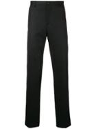 Giorgio Armani Straight Fit Trousers - Grey