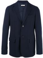 Marni Classic Blazer Jacket, Men's, Size: 52, Blue, Cotton/polyamide/wool