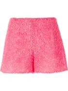 Giamba Macramé Shorts, Women's, Size: 38, Pink/purple, Polyester