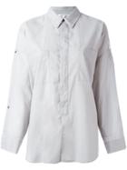 Alexander Mcqueen Pinstripe Shirt - White