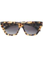 Victoria Beckham Squared Tinted Sunglasses - Brown