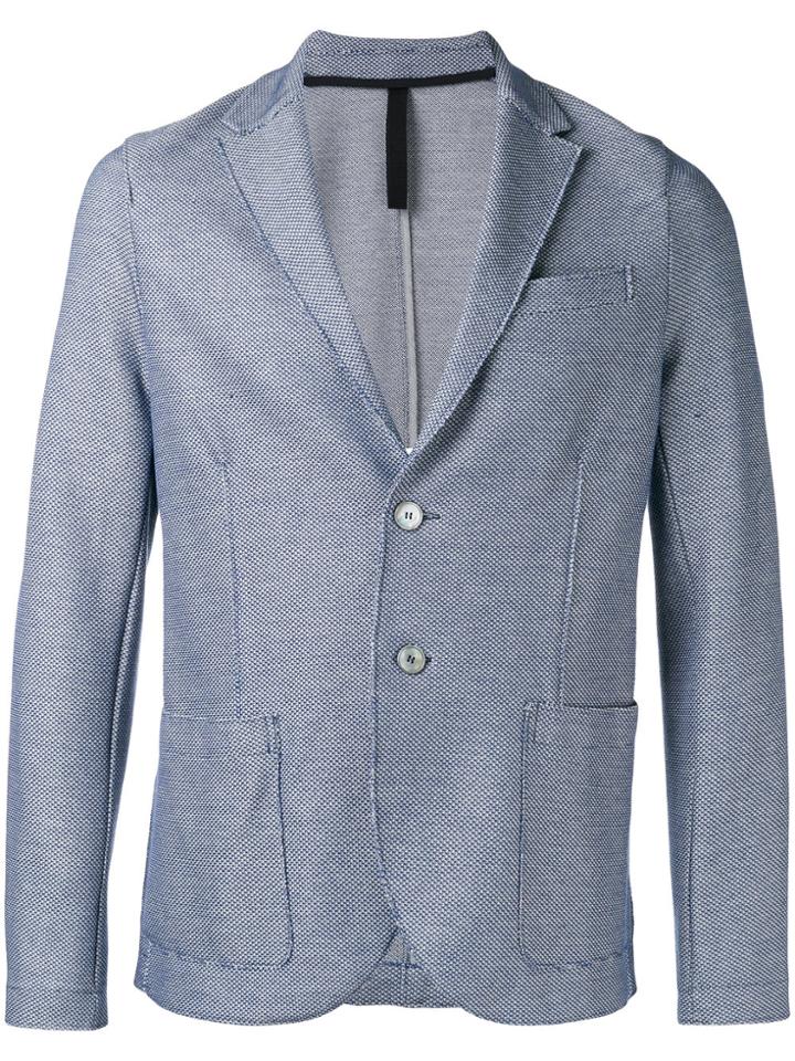 Harris Wharf London Patterned Blazer - Blue
