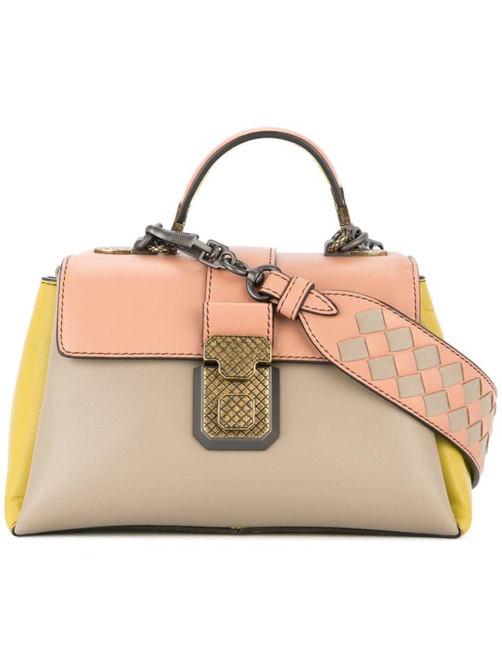 Bottega Veneta Mini Piazza Bag - Pink & Purple