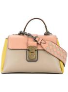 Bottega Veneta Mini Piazza Bag - Pink & Purple