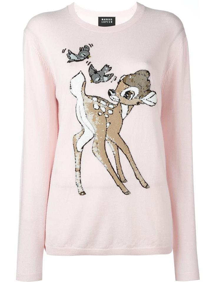 Markus Lupfer 'bambi' Jumper, Women's, Size: Small, Pink/purple, Merino