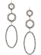 Isabel Marant Embellished Geometric Drop Earrings - Silver