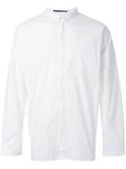 Isabel Benenato Plain Shirt, Men's, Size: 46, White, Cotton
