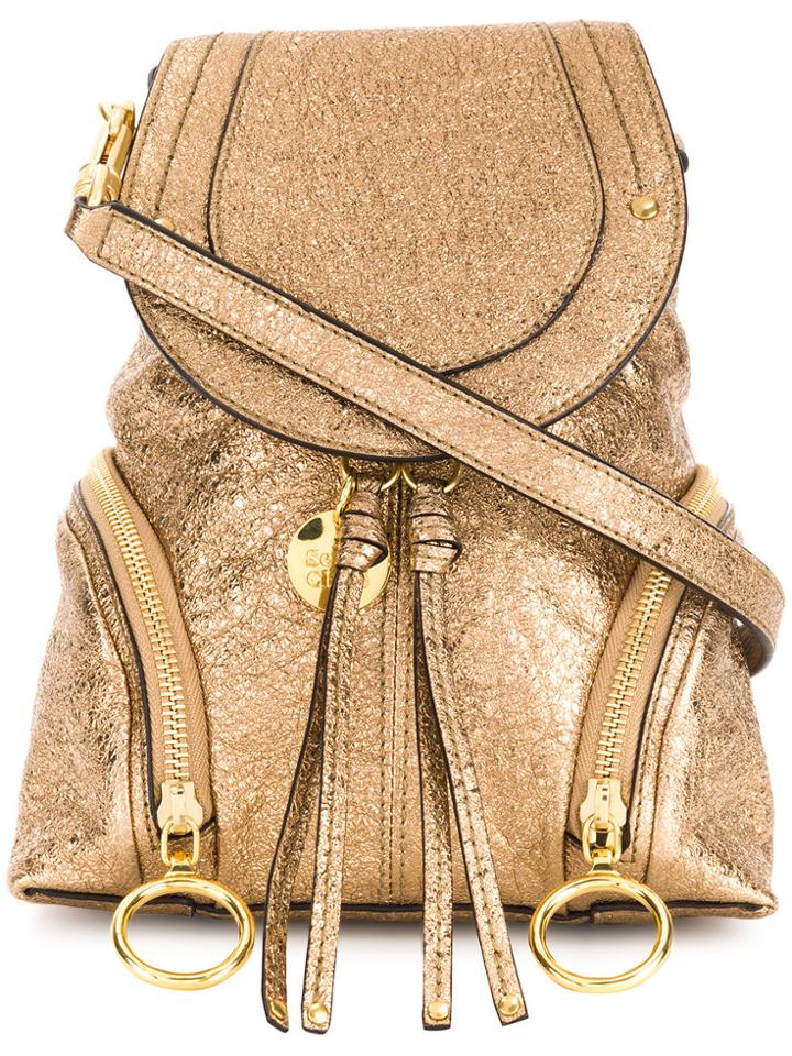 See By Chloé Mini Backpack - Metallic