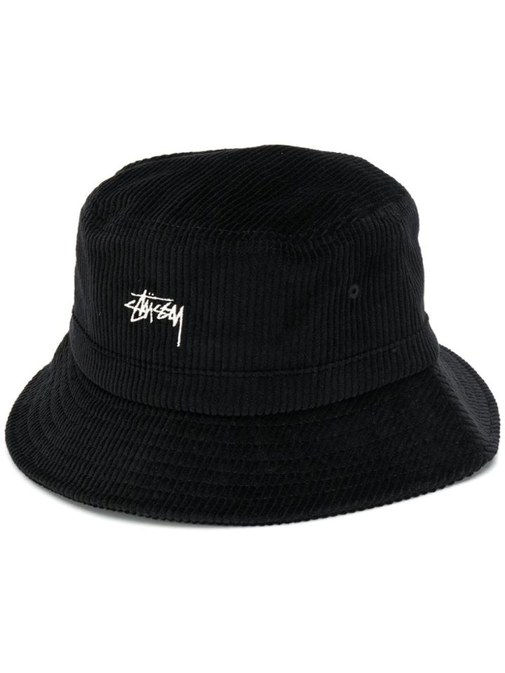 Stussy Corduroy Bucket Hat - Black