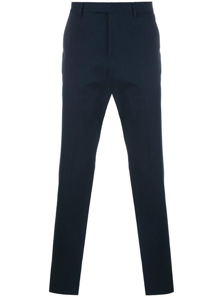 Gucci Gabardine Chinos, Size: 52, Blue, Cotton/spandex/elastane