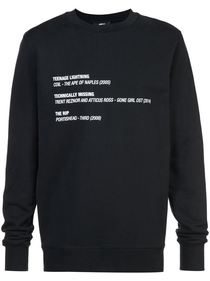 Yang Li Show Music Sweatshirt - Black